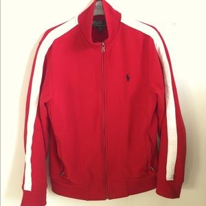 RALPH LAUREN ZIP TOP SWEATER